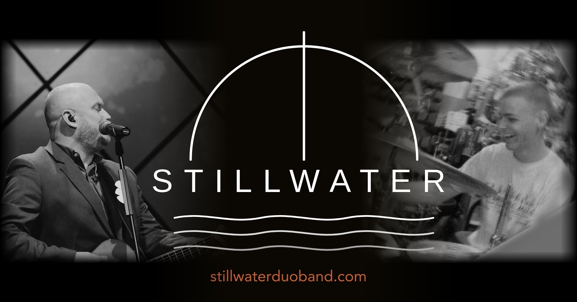 Stillwater Duo performing live on stage